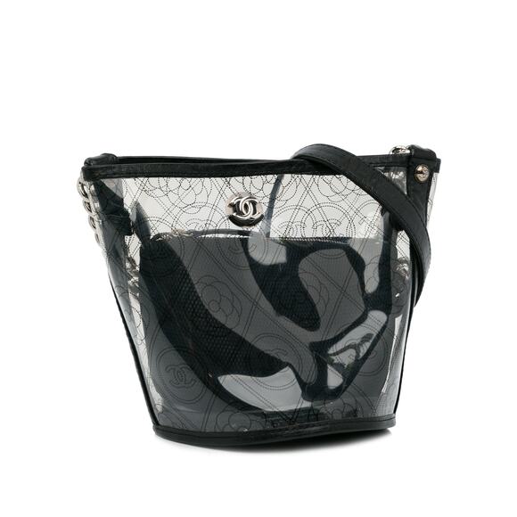 Chanel Camellia Pvc Bucket Bag - Picture 1 of 16